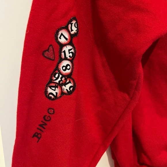 Vintage Jerzees Handcrafted BINGO night Sweatshirt / XLarge - Picture 3 of 10